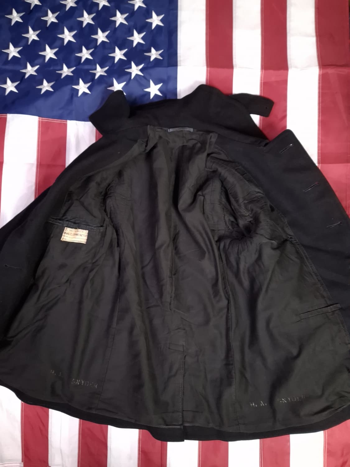 오리지날 WW2 미해군 울 피코트 상품이미지10