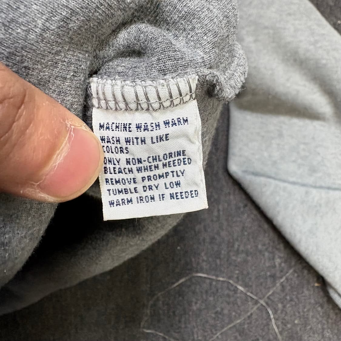 폴로 랄프로렌 그레이 반집업 니트 맨투맨 XXL 상품이미지6