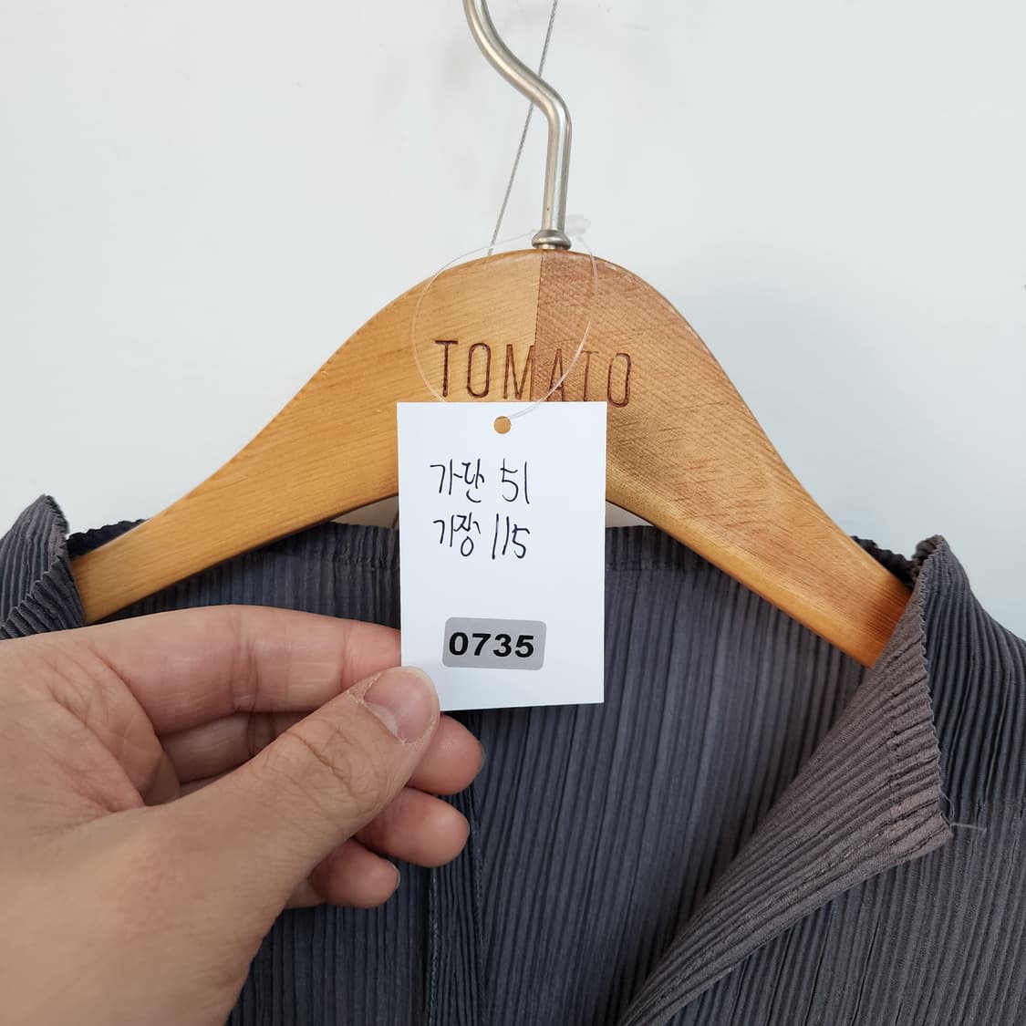 플리츠 원피스 그레이 상품이미지5