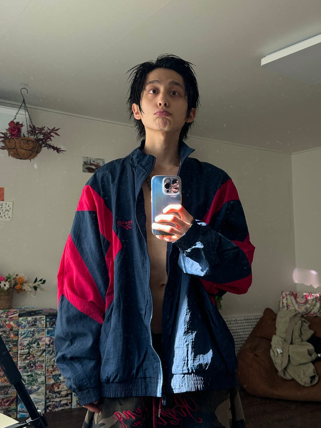 Reebok 스포티 윈드 브레이커 상품이미지1