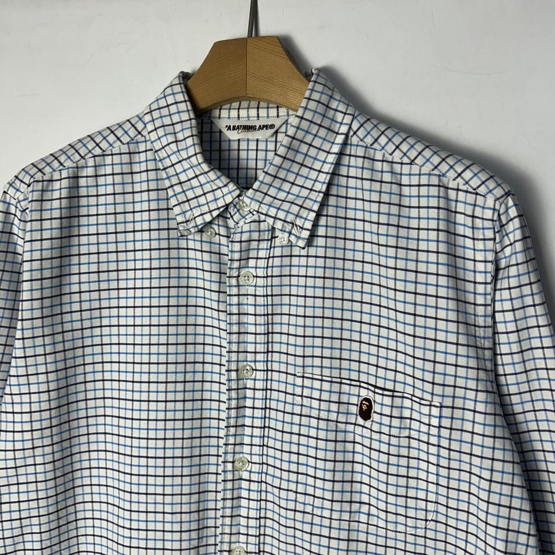 [A BATHING APE] 베이프 체크 버튼다운 셔츠 상품이미지2