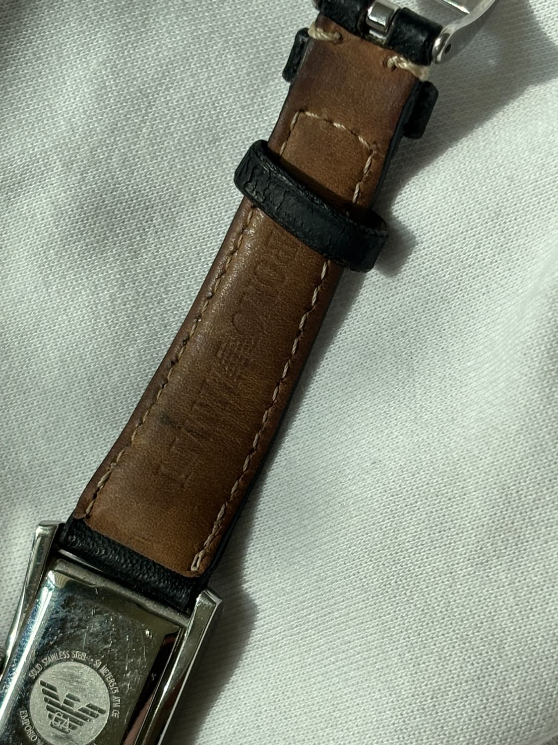 vintage emporio armani leather watch 상품이미지7