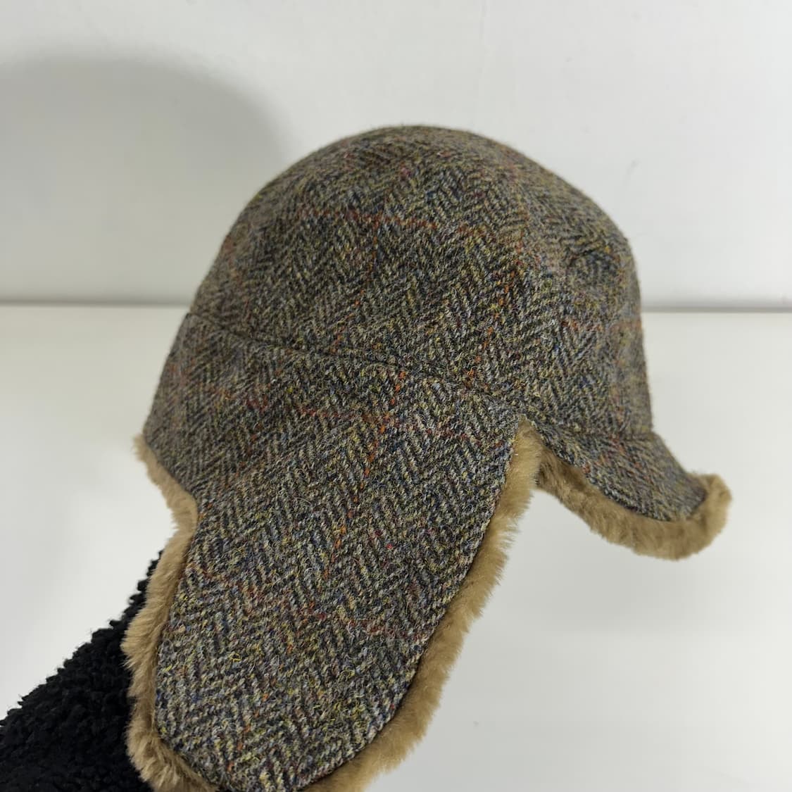 59CM 헤리스트위드 헤링본 군밤모자 트루퍼햇 상품이미지3