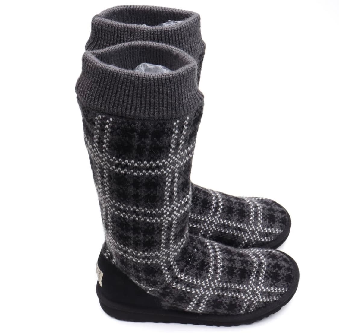 어그 체크 니트 삭스 부츠 상품이미지2