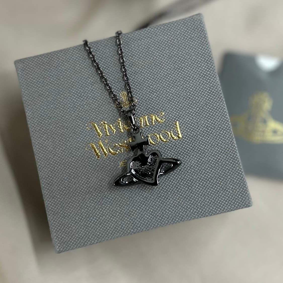 (풀박스)Vivienne Westwood Diamante Necklace 상품이미지3