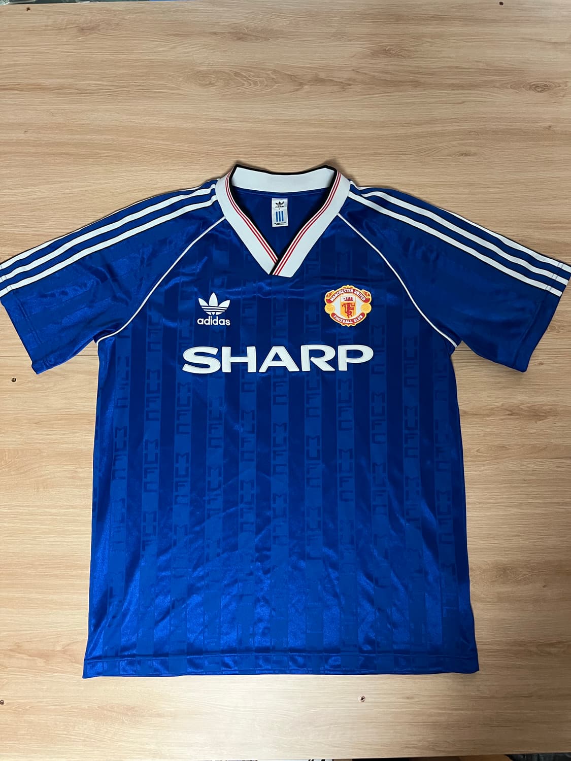 맨유 1988/90 저지 컬리지에이트 로얄 상품이미지1