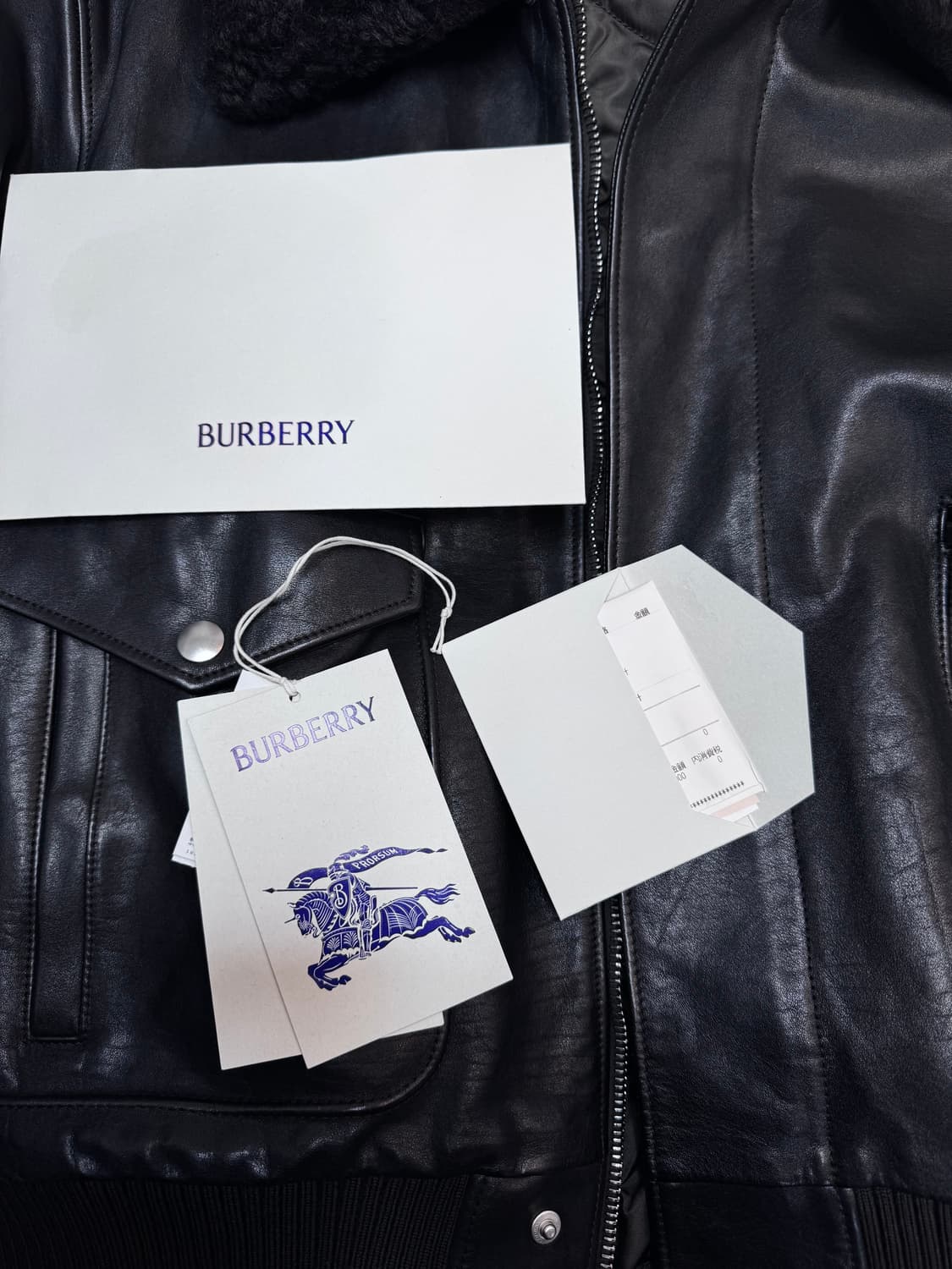 버버리 가죽 자켓 Burberry Leather 상품이미지9