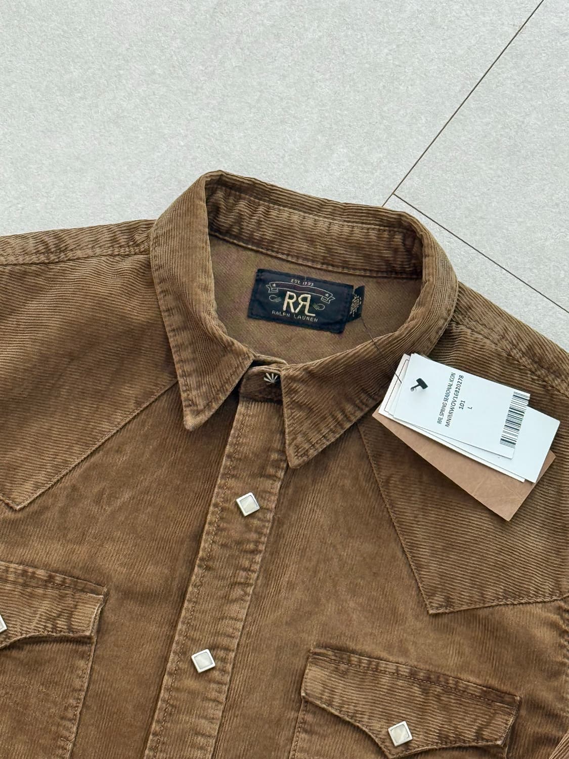 Rrl 코듀로이 웨스턴셔츠  상품이미지2