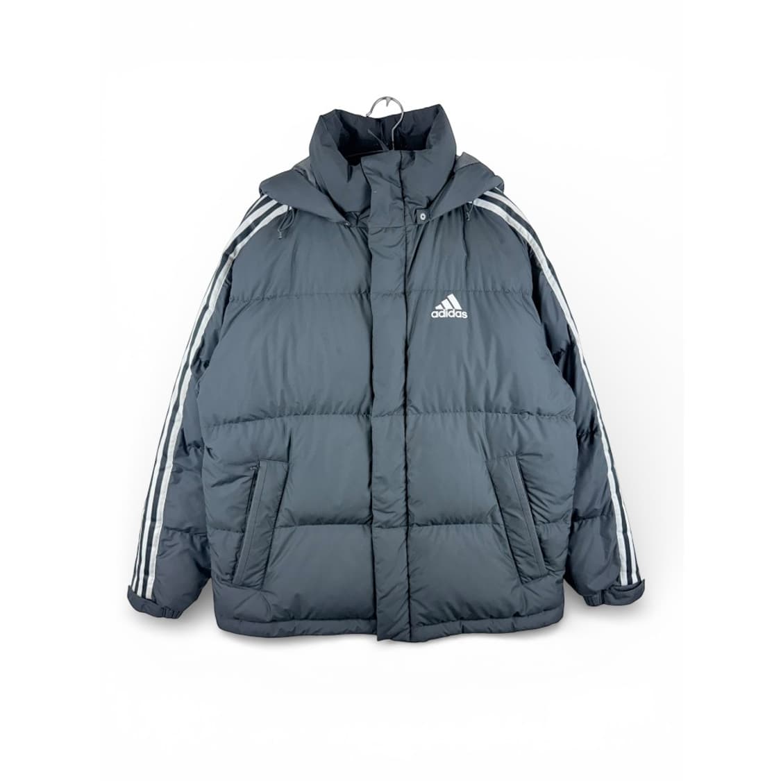 (XL) 아디다스 3ST 퍼프 다운 패딩 블랙 상품이미지1