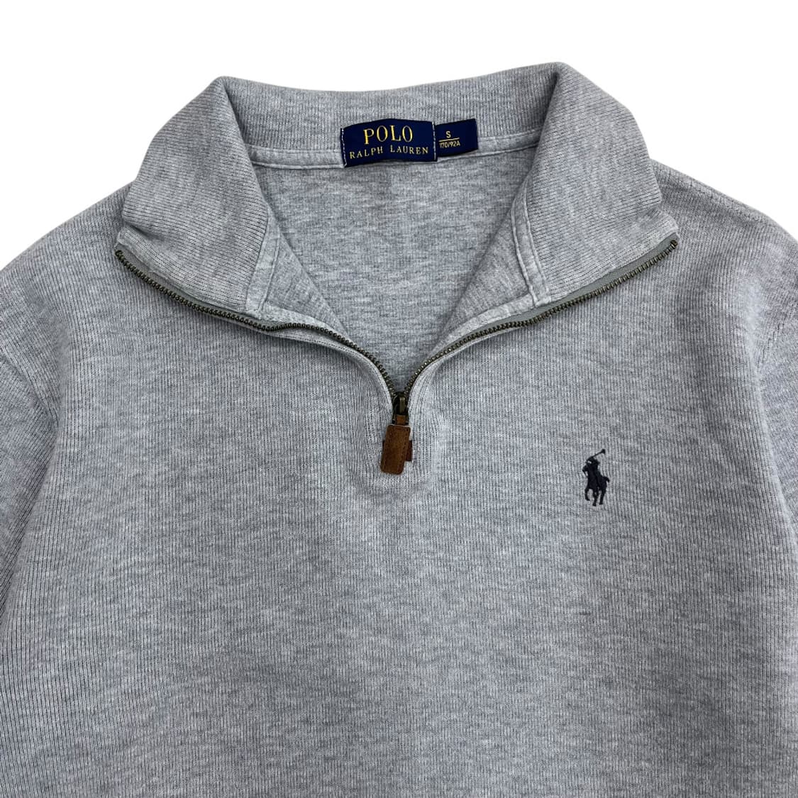 폴로 랄프로렌 네이비포니 그레이 반집업 S 상품이미지4
