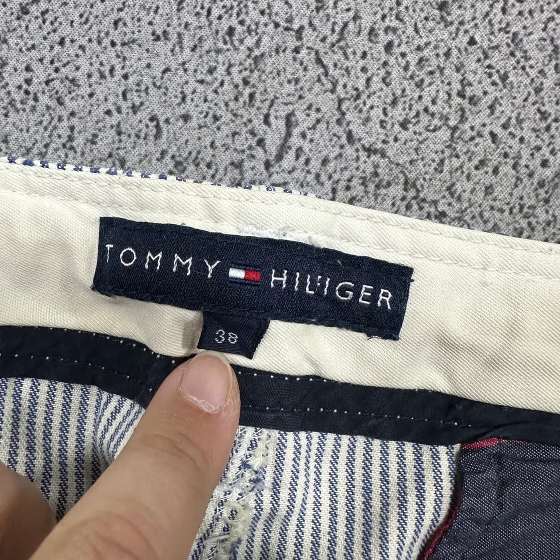 ✨ (바배) 타미 힐피거 스트라이프 카고 반바지  상품이미지4