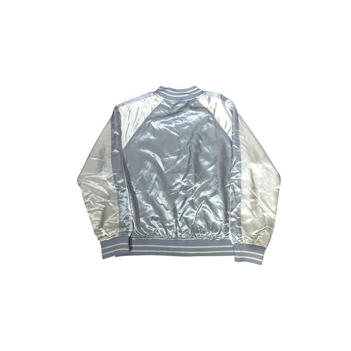 일본 빈티지 화이트 소라 스카잔 자수 크롭 자켓   상품이미지5