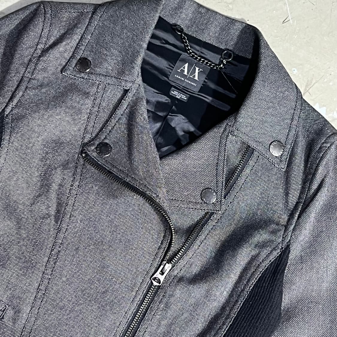 Armani Exchange 더블 라이더 자켓 상품이미지5