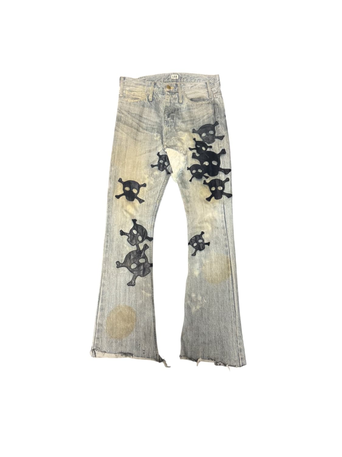 LGB Crazy Wolf Skull Patch Jeans 상품이미지1