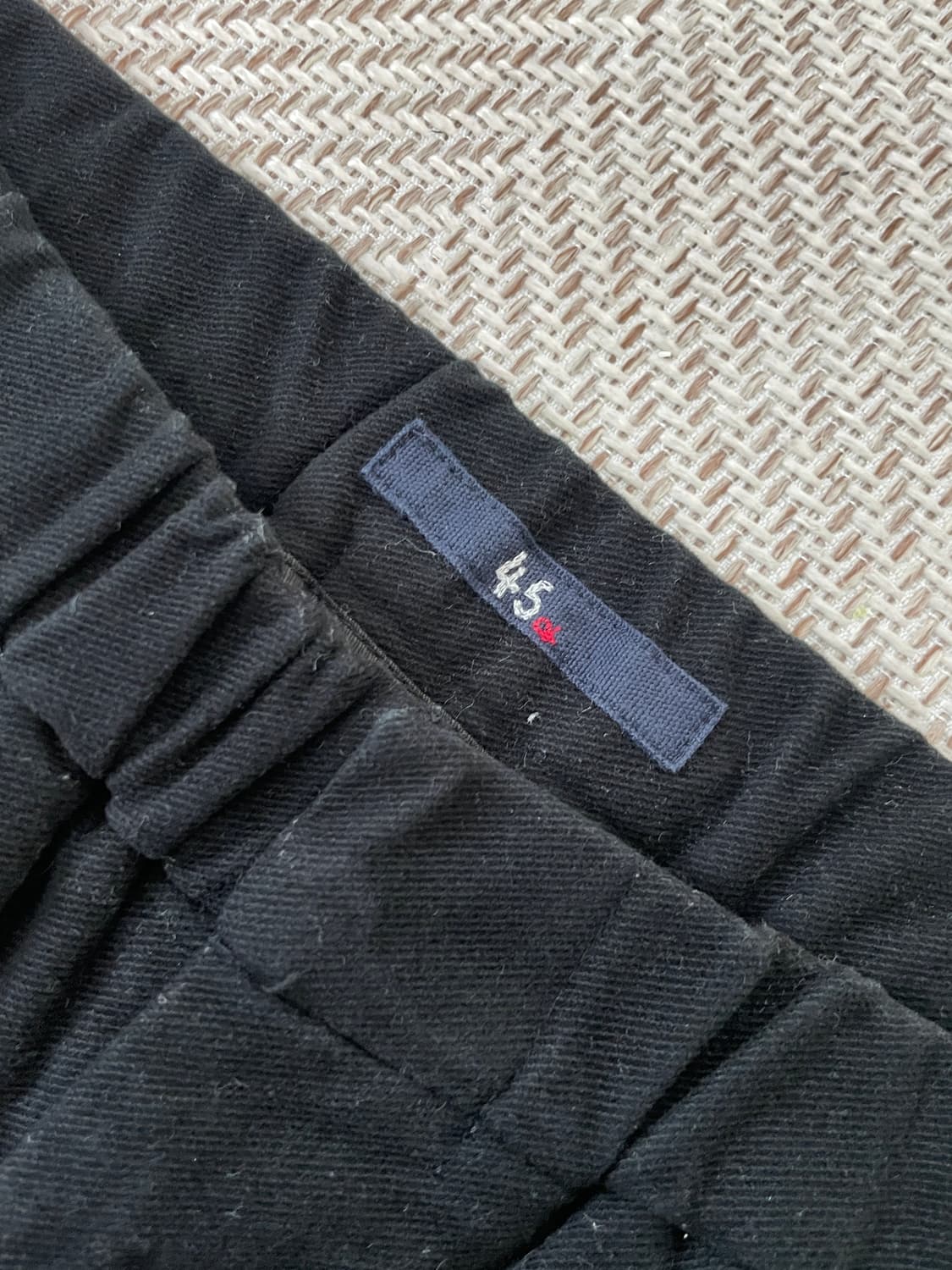 45rpm 블랙 코튼팬츠  J03887 상품이미지3