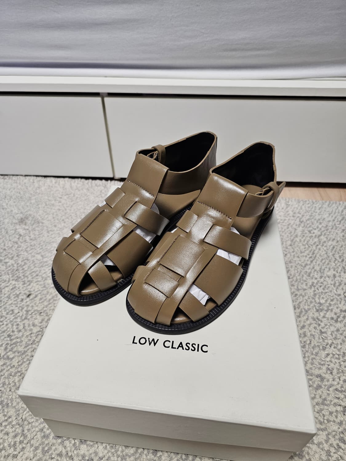LOW CLASSIC 샌들, 로우 클래식 여성 샌들, 피셔맨 샌들, 글레 상품이미지1
