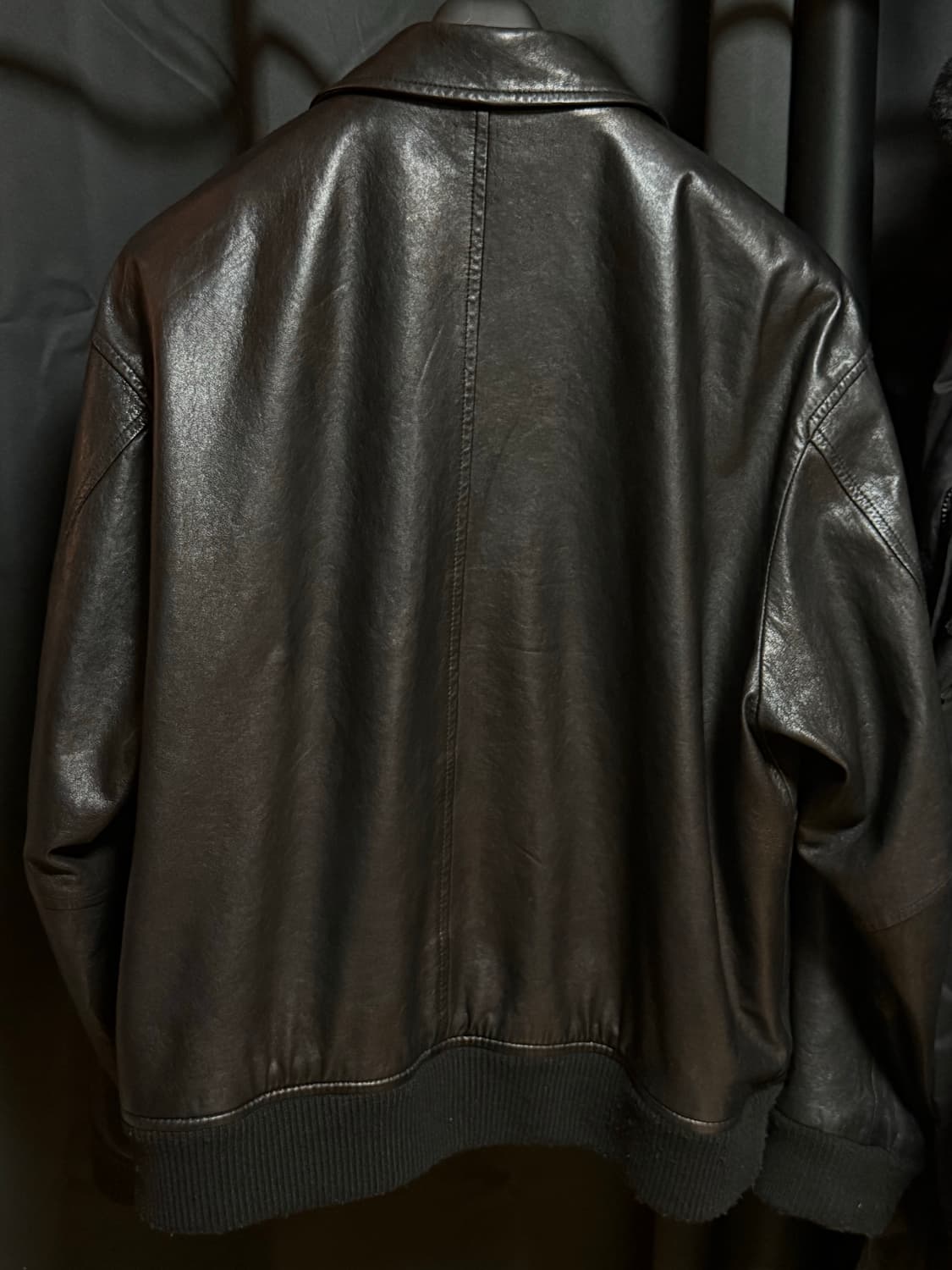 홀리선 캐피탈 레더 자켓 L 상품이미지2