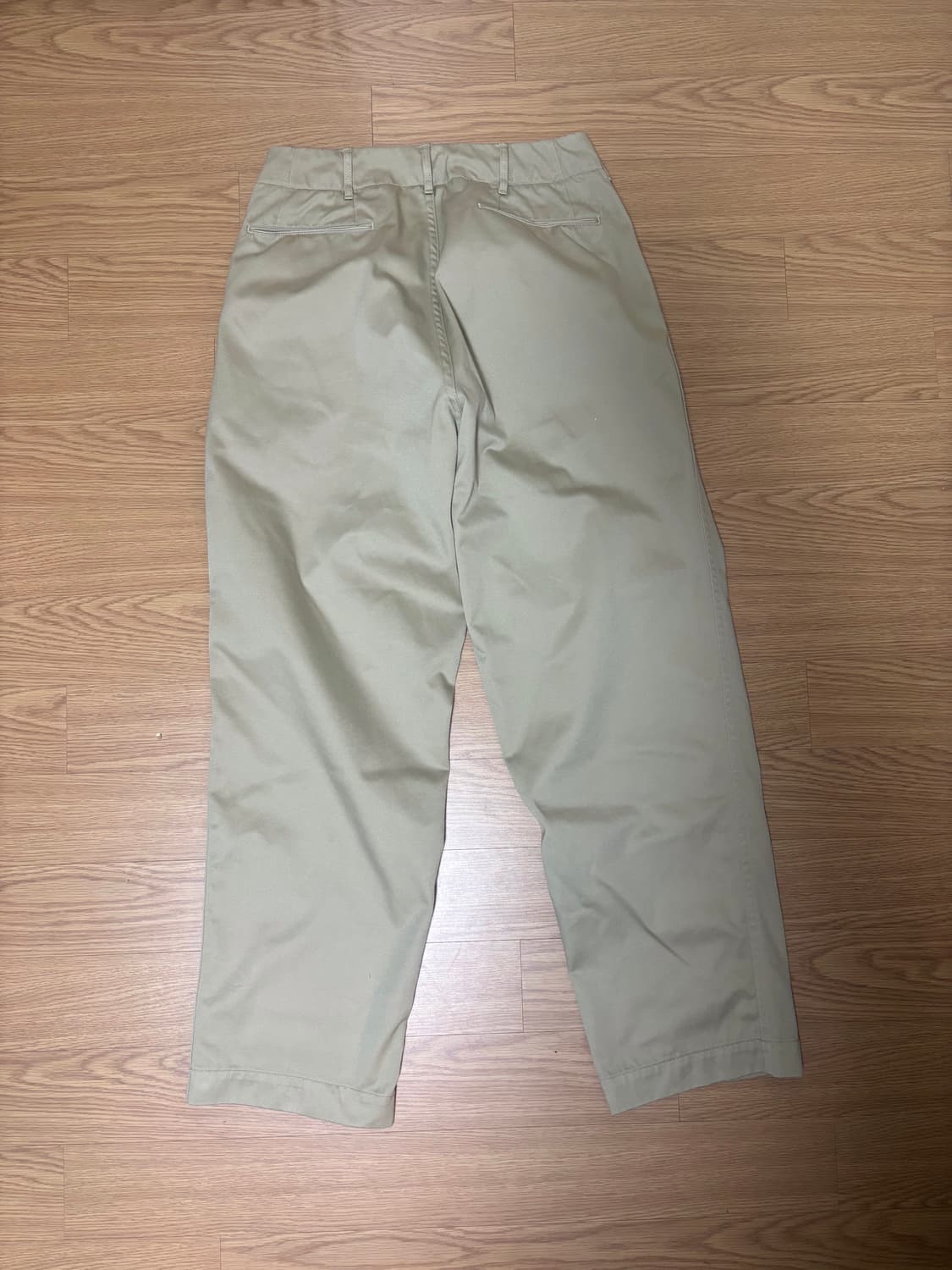 나나미카 와이드 치노 팬츠 32 사이즈 베이지  상품이미지7