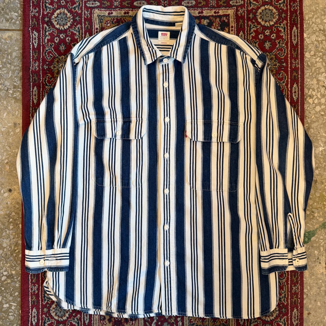 리바이스 스트라이프 투포켓 셔츠 [ 105 ] 상품이미지1