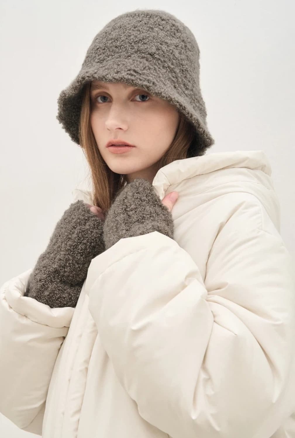 더캐시미어 띵스 카라코람 모헤어 버킷햇 상품이미지1