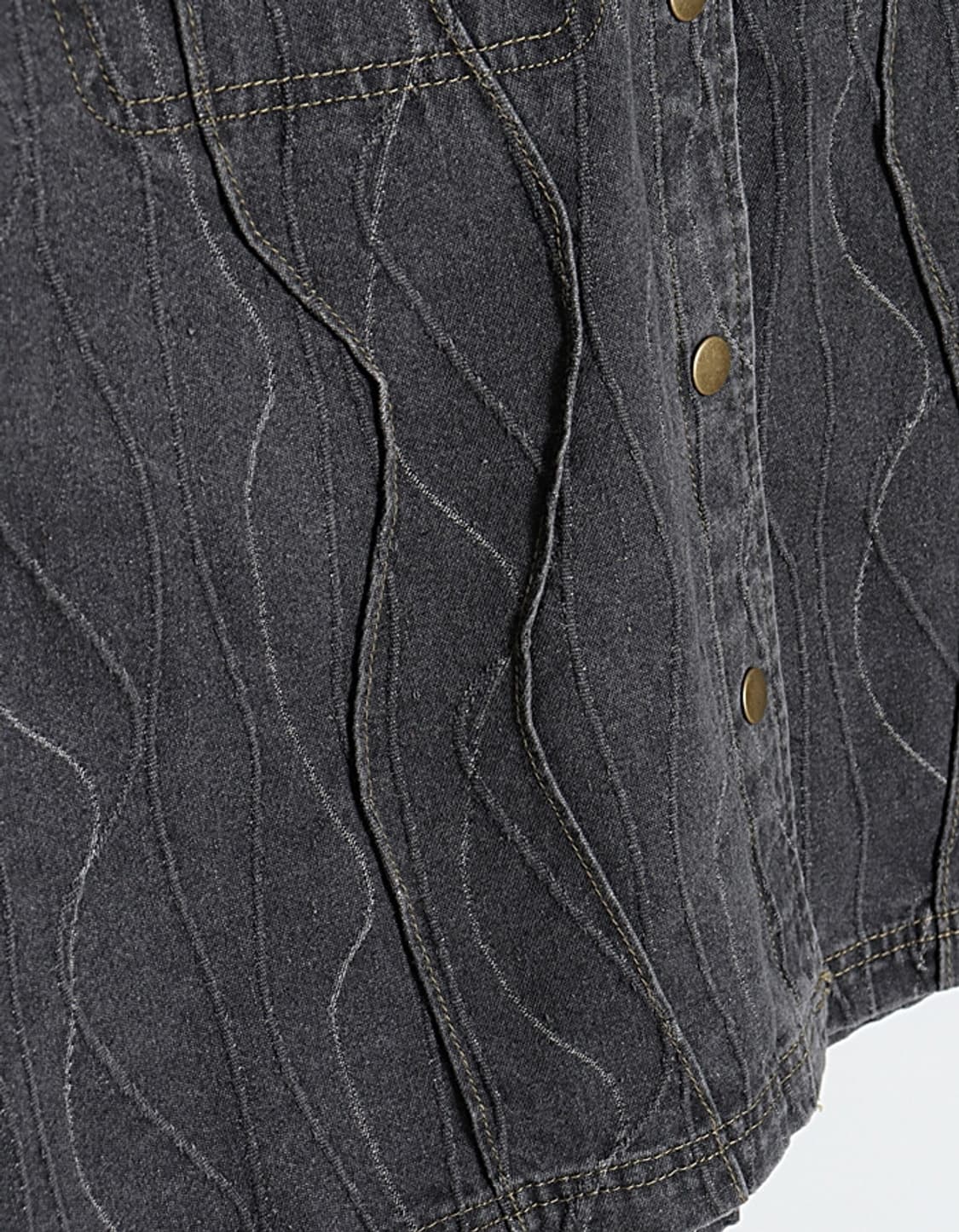 Non WaveLine Denim Shirt Jacket 상품이미지5