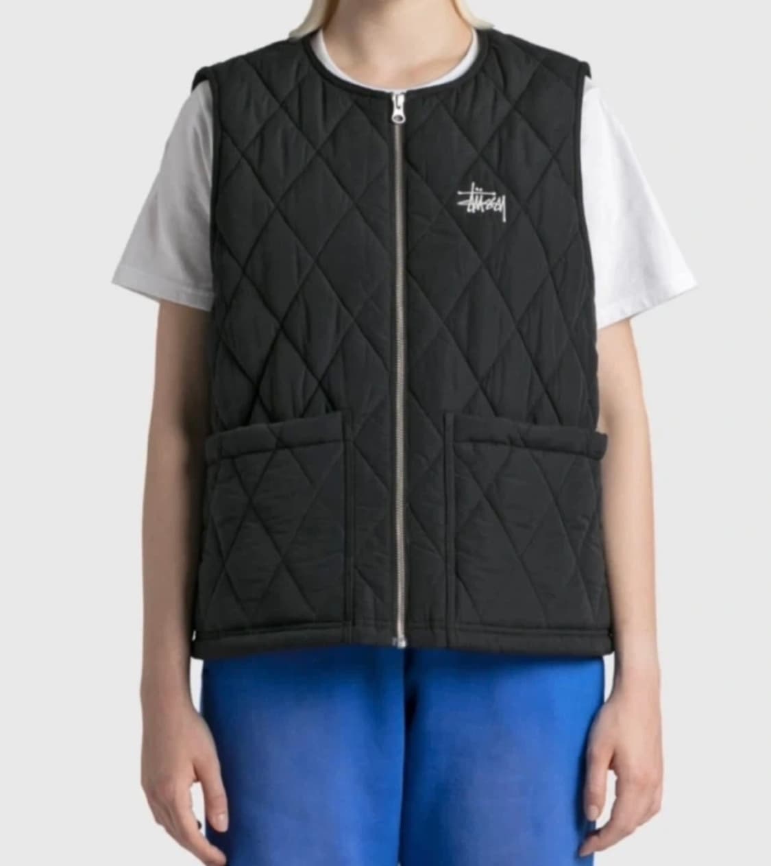 스투시 퀼팅 베스트 M사이즈 상품이미지4