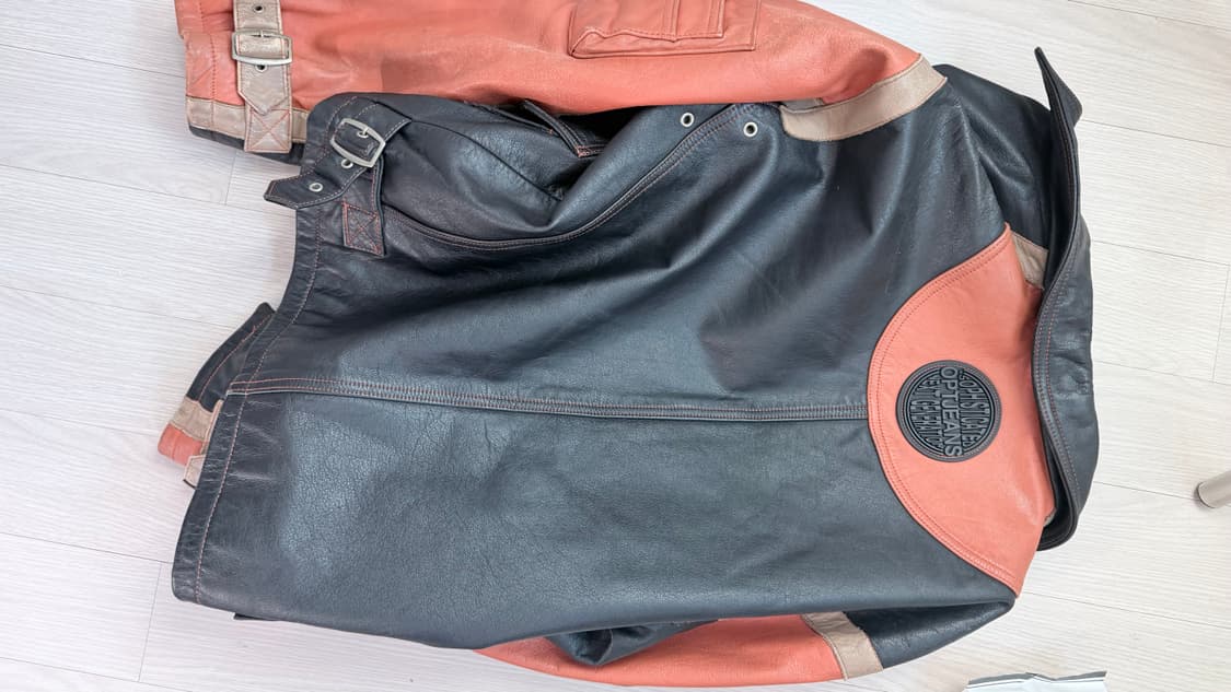 Opt 레더자켓 카우보이 모터사이클 점퍼 y2k 상품이미지4