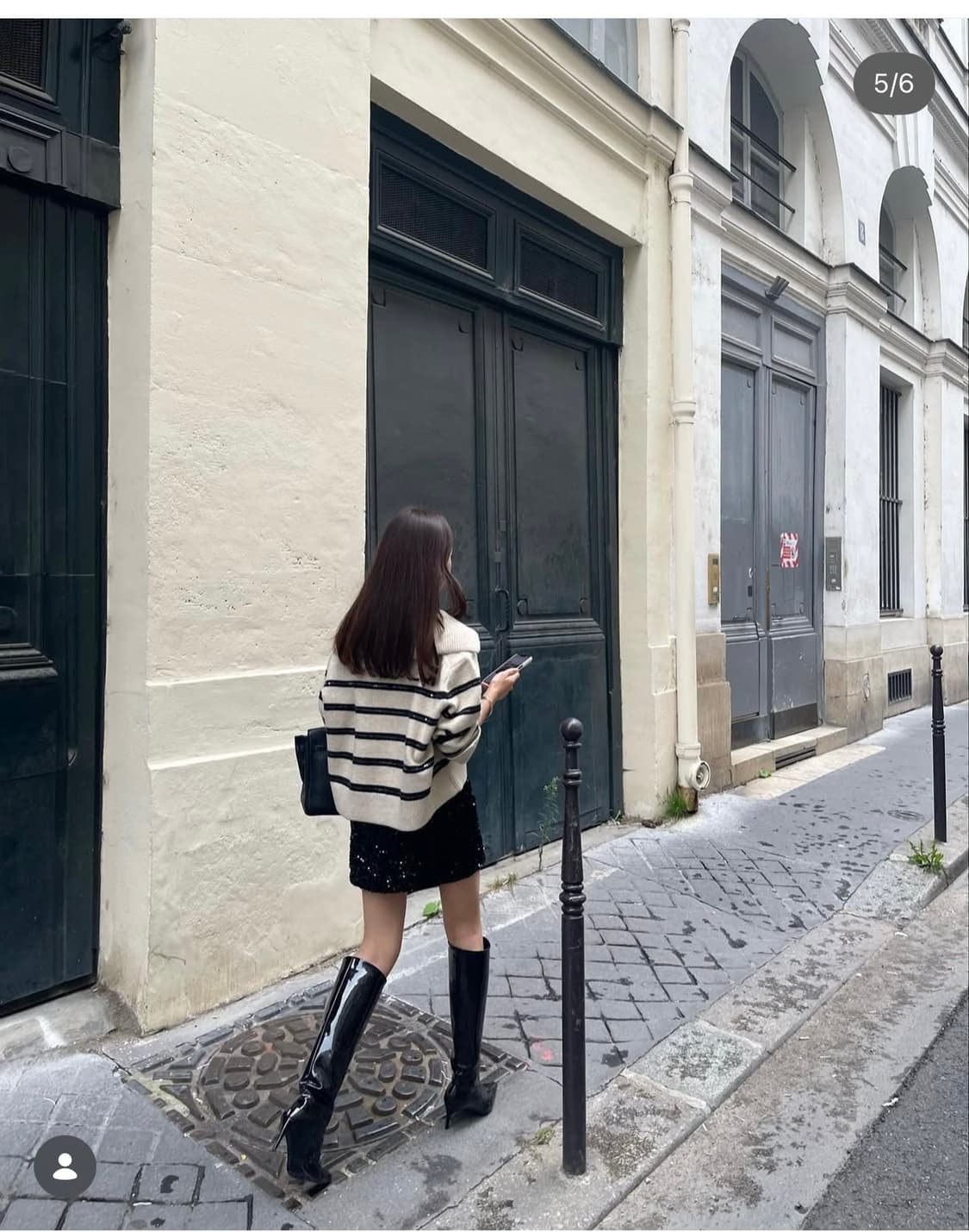 Delia Stripe Sequin Knit 상품이미지8