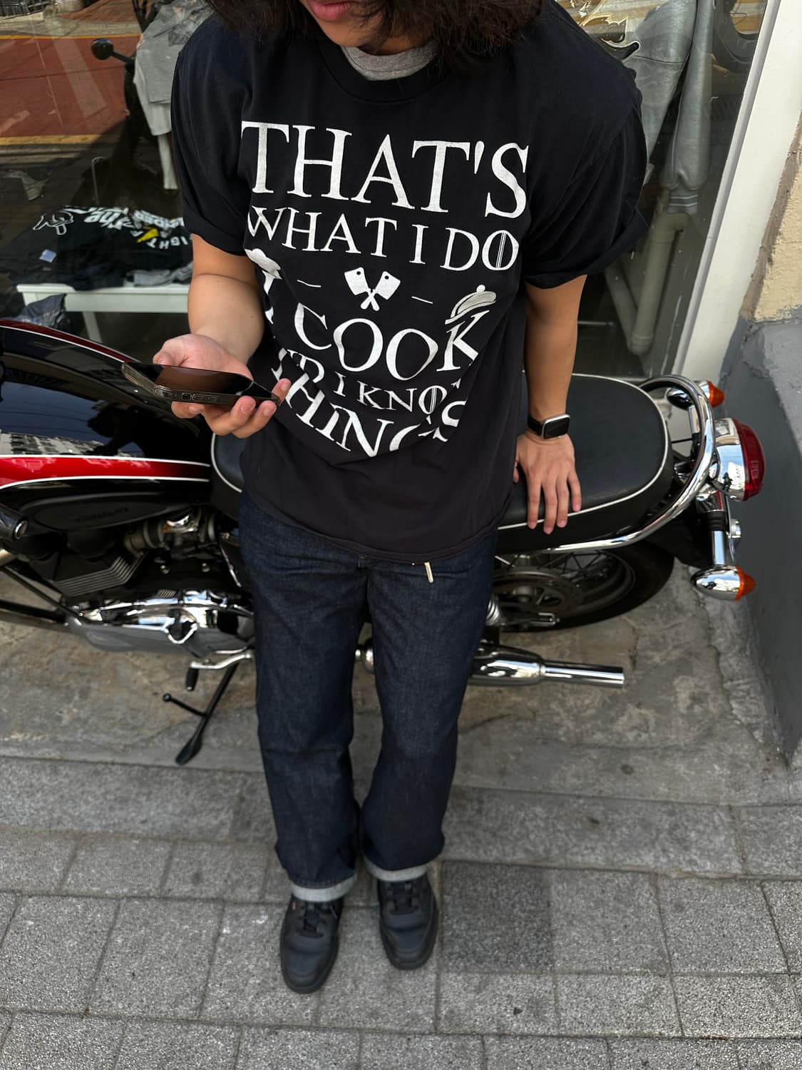 PORT & COMPANY 그래픽 티셔츠 cook 상품이미지1