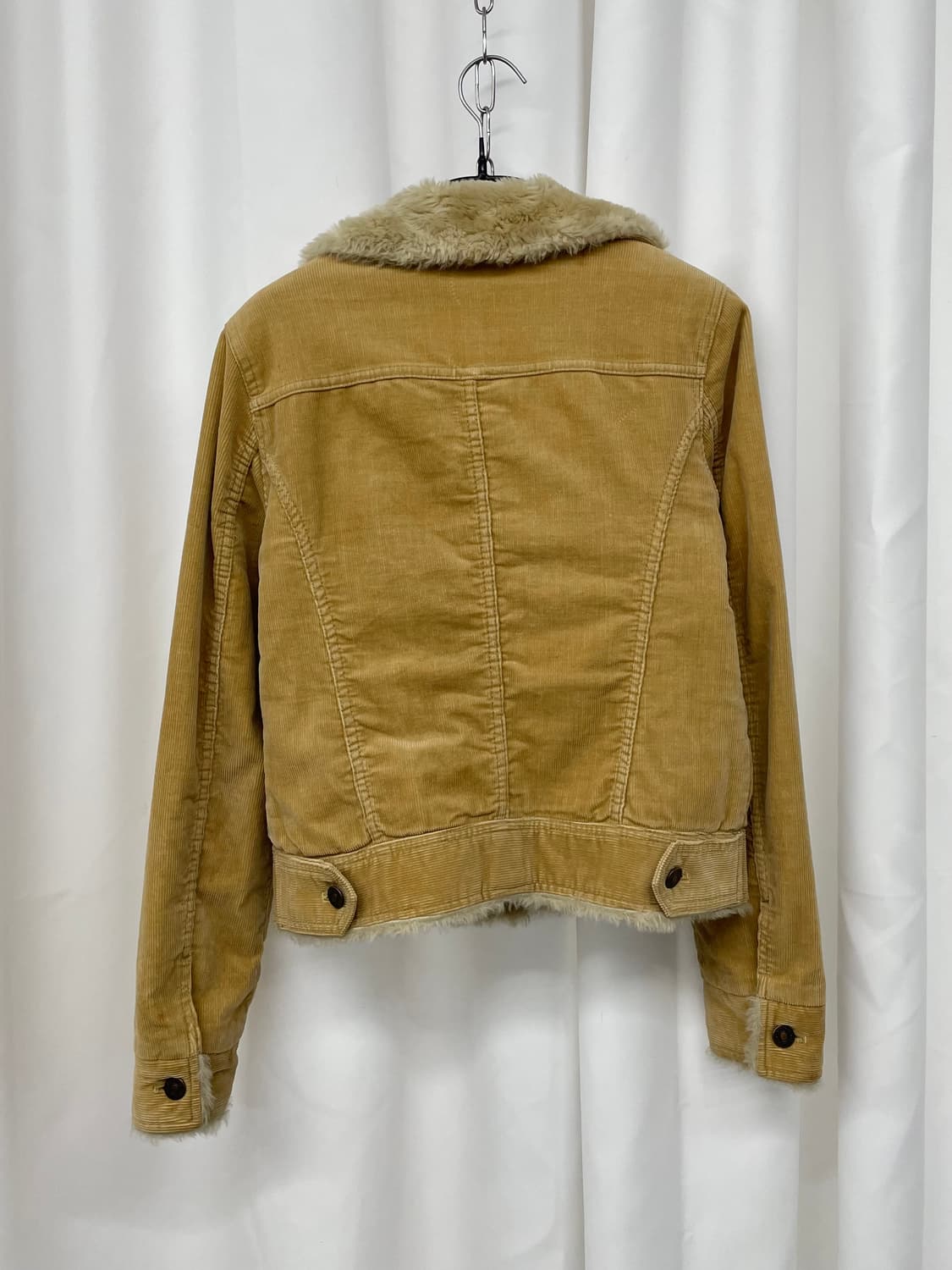 시슬리 코듀로이 양털 트러커 자켓 상품이미지8