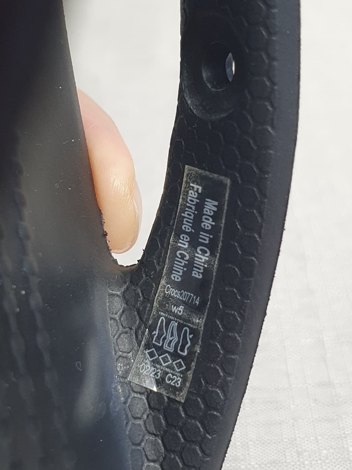 220mm 크록스 클래식 플랫폼 플립 블랙 상품이미지10