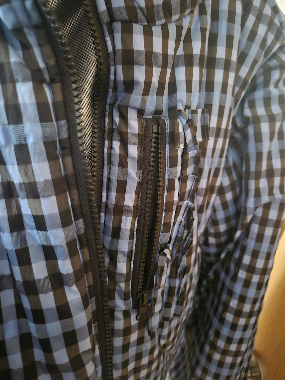 인앤양인하모니 체크 패디드자켓 패딩 상품이미지7