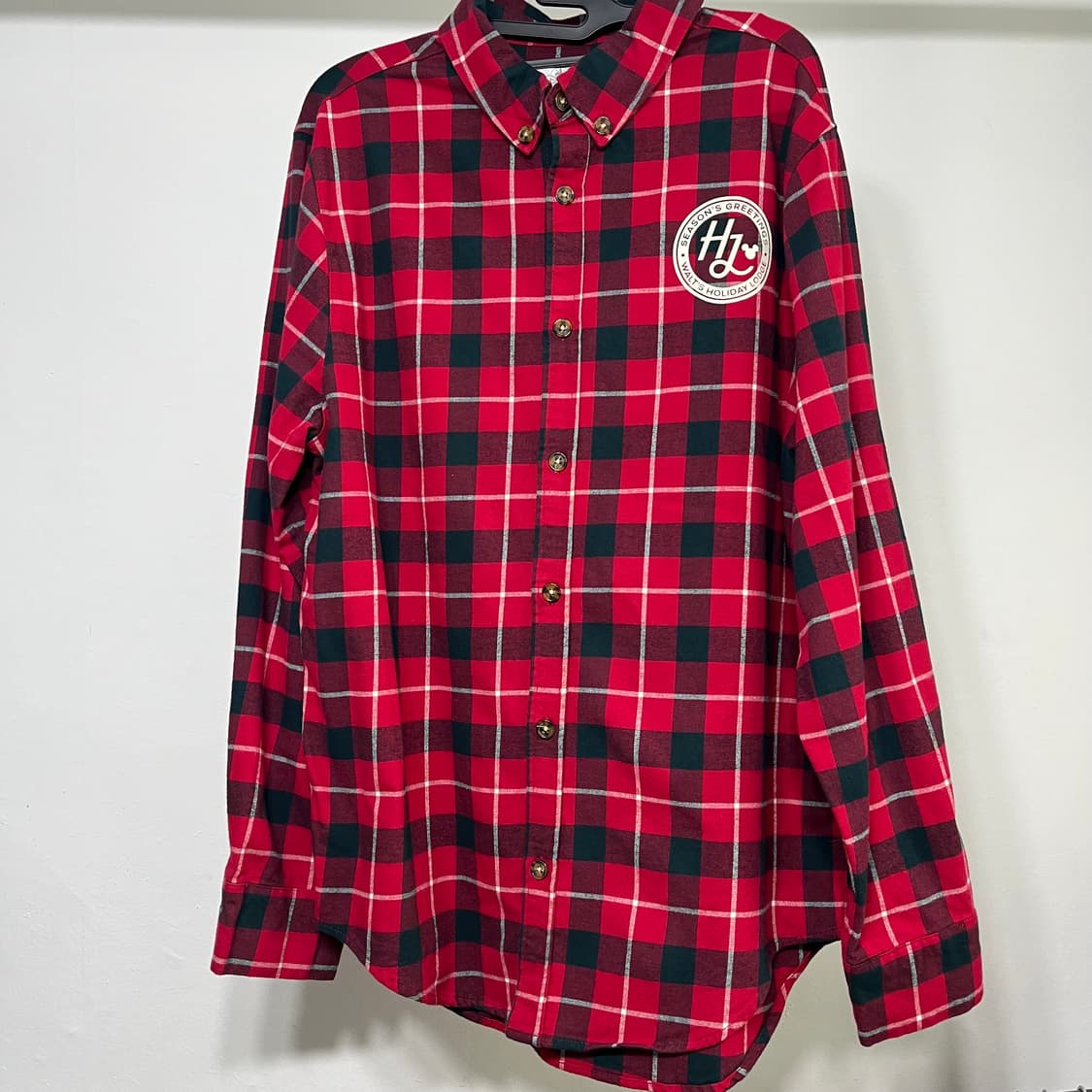 90s 미키마우스 FLANNEL 플란넬 셔츠 상품이미지3