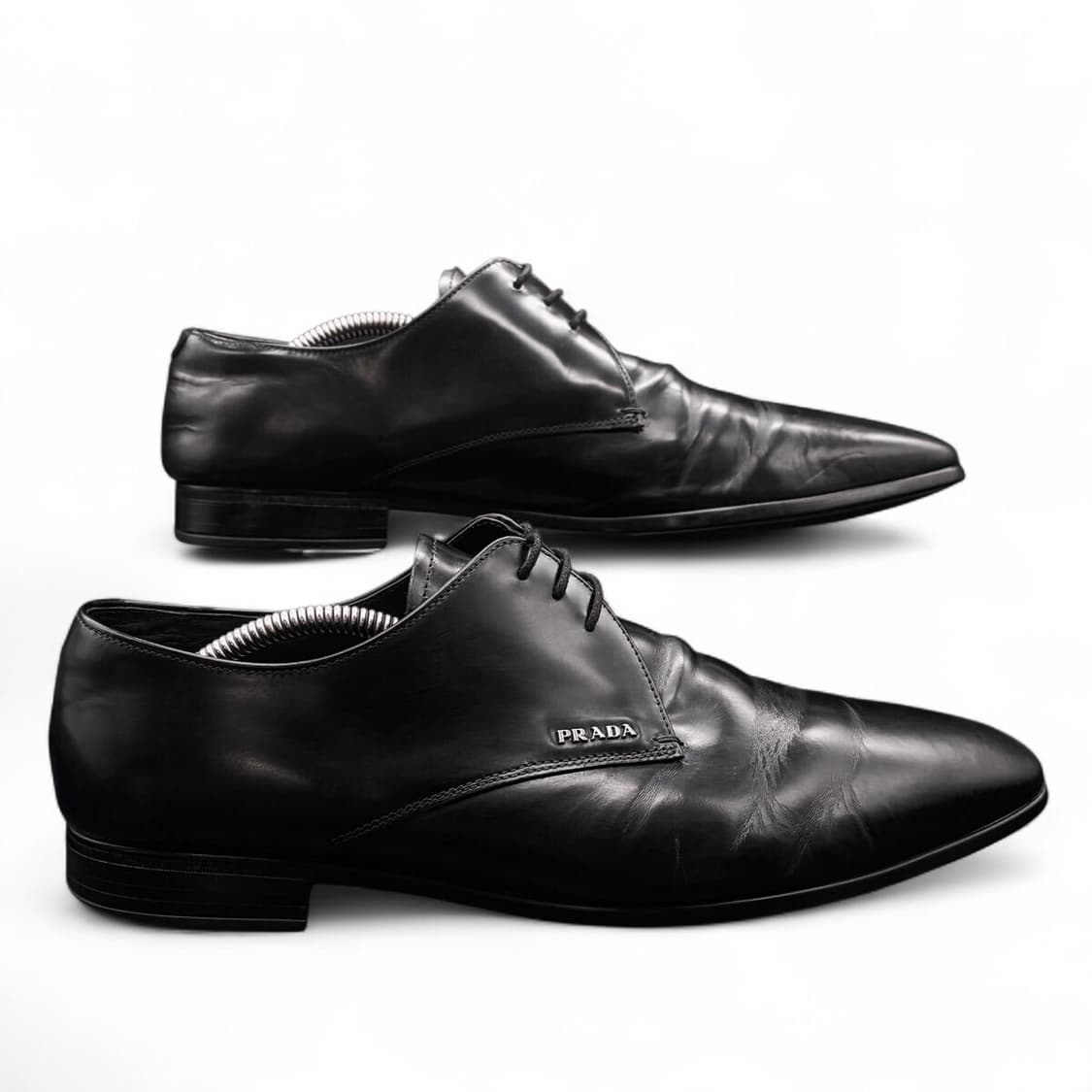프라다 로고 플레인토 더비슈즈 상품이미지3
