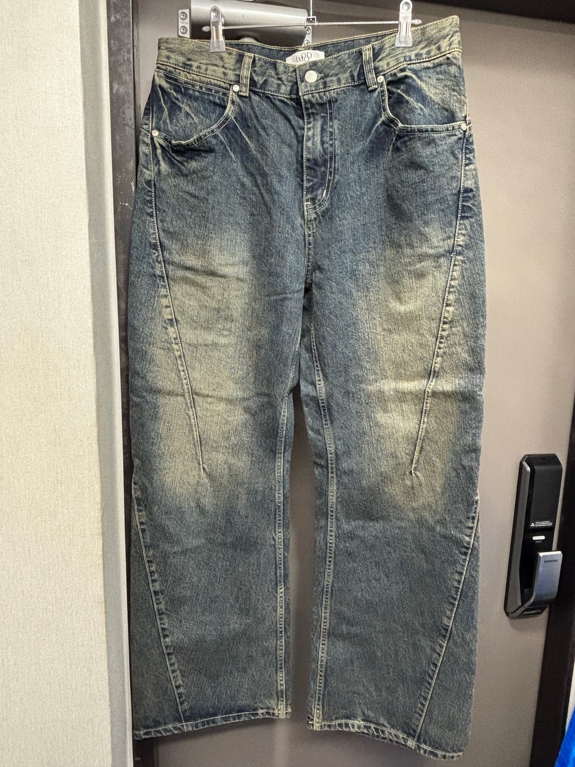 엘무드 아메리칸 엔지니어 와이드 데님 더트블루 상품이미지4