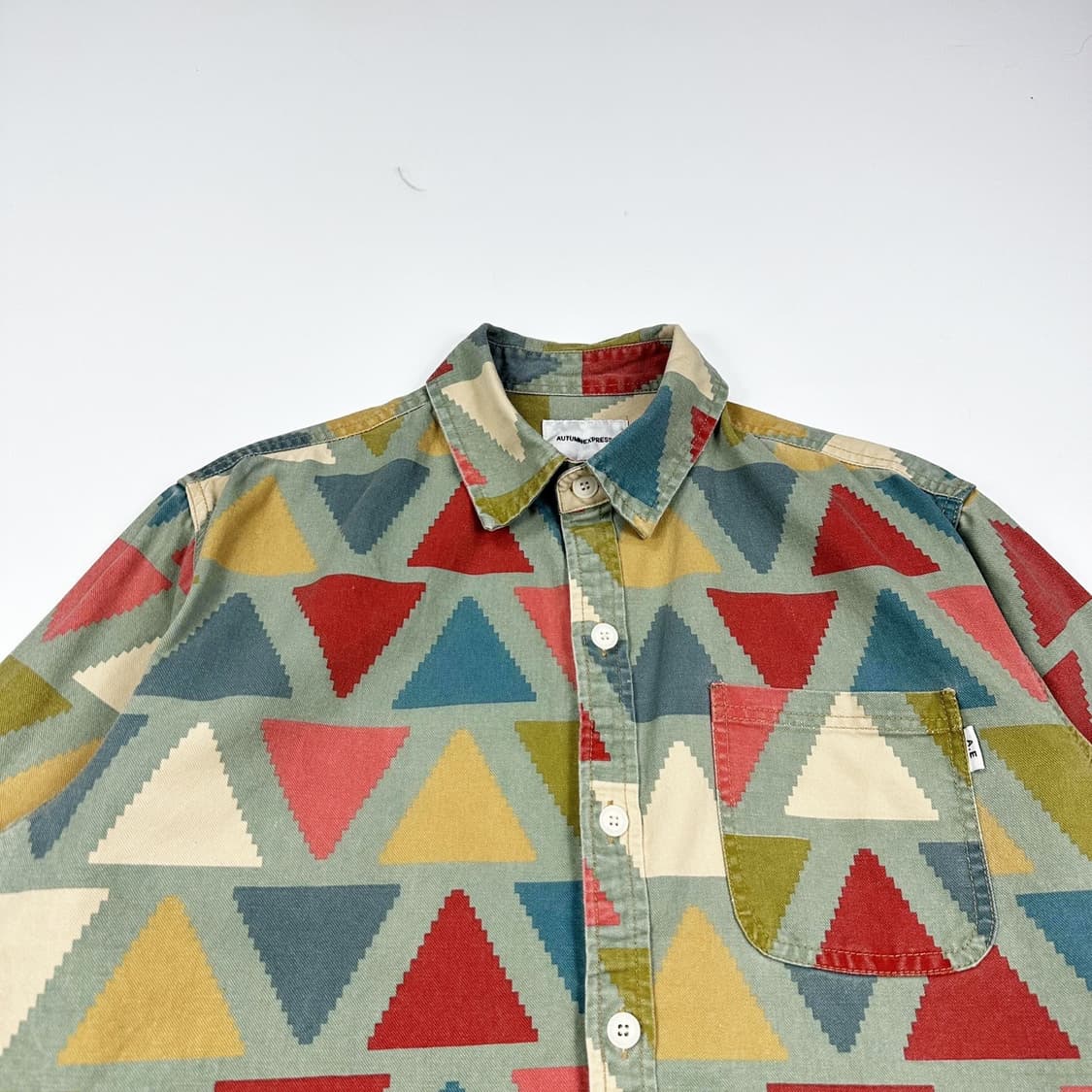 VTG 빈티지 헤비 코튼 체크 셔츠 (실측 L) 상품이미지1