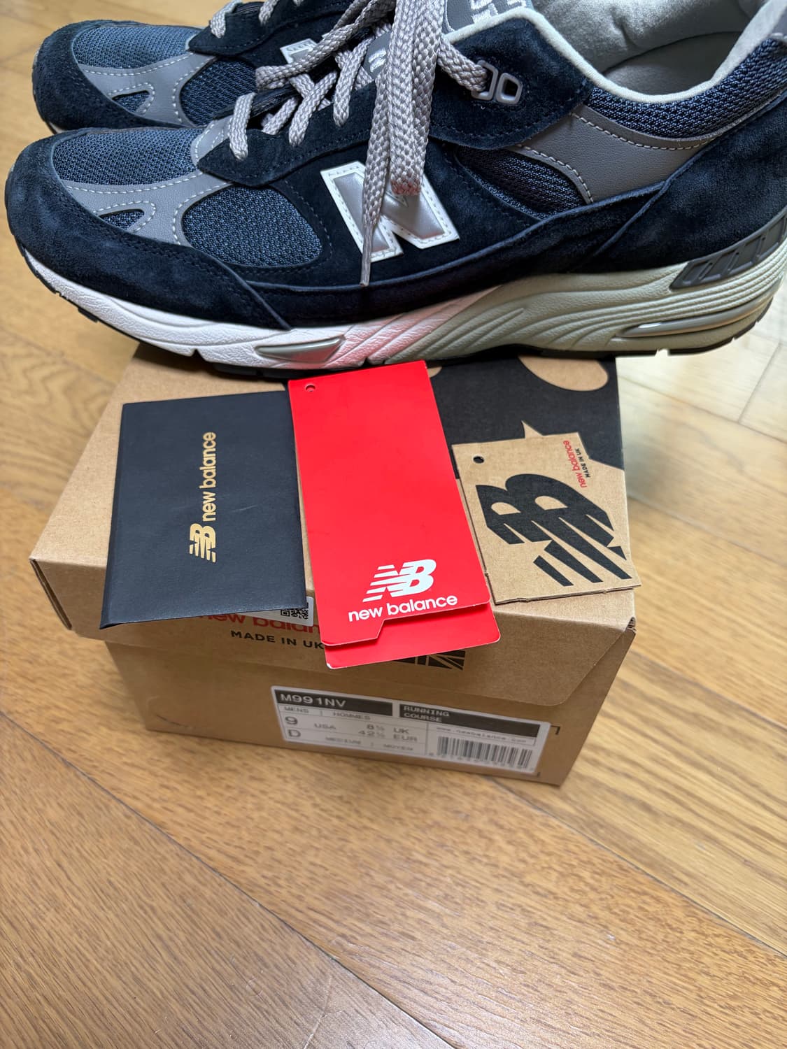 뉴발란스 991 v1 네이비 270 상품이미지6