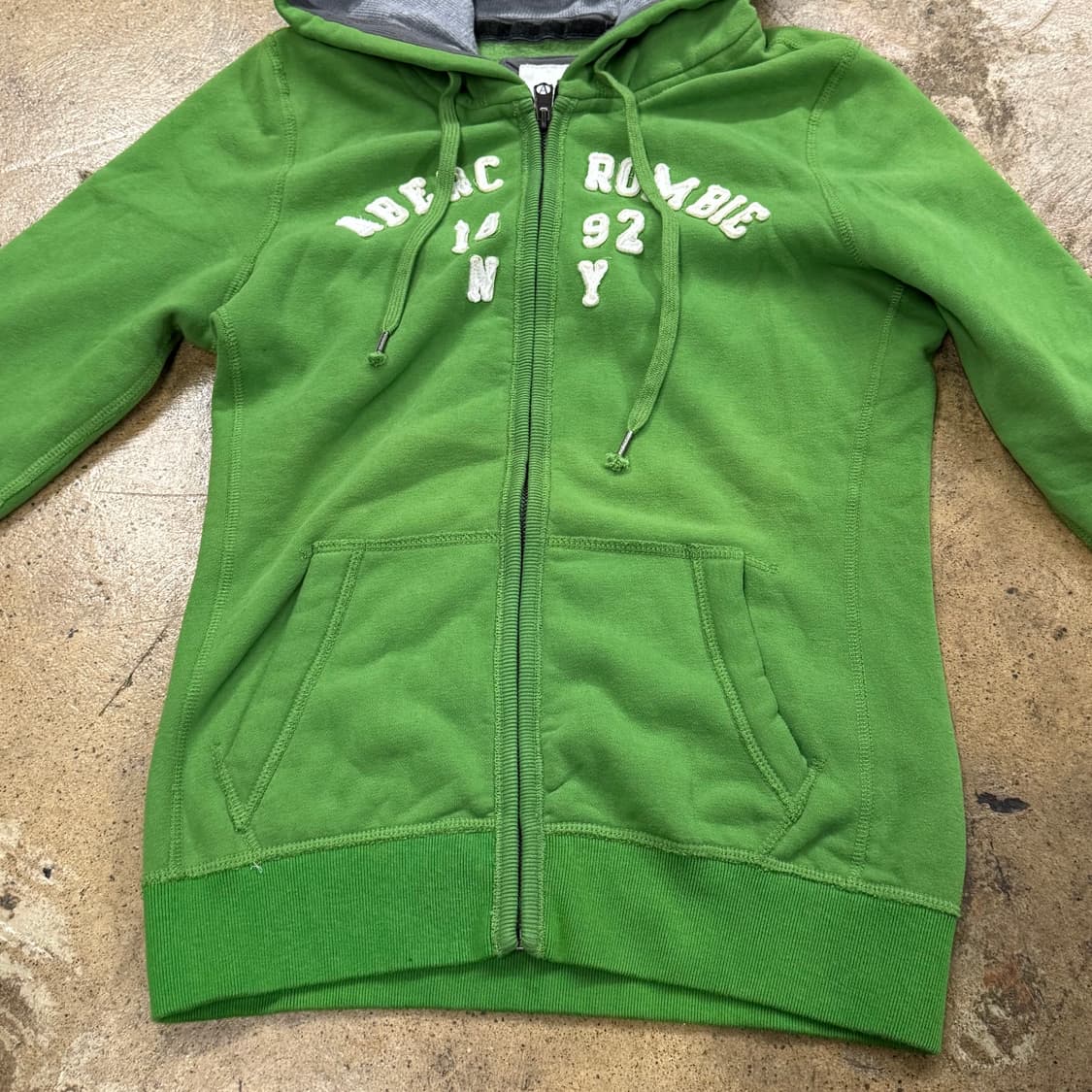 아베크롬비 말차 그린 후드집업 상품이미지3