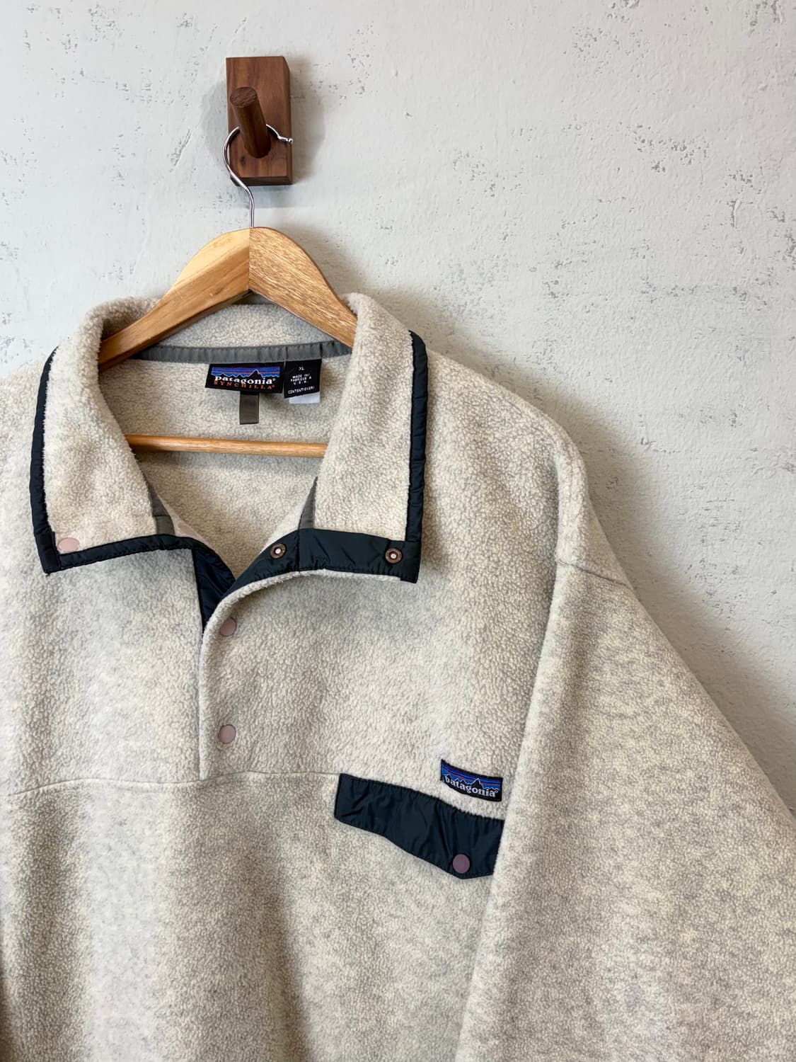 파타고니아 90s USA 신칠라 오트밀 그린 상품이미지2