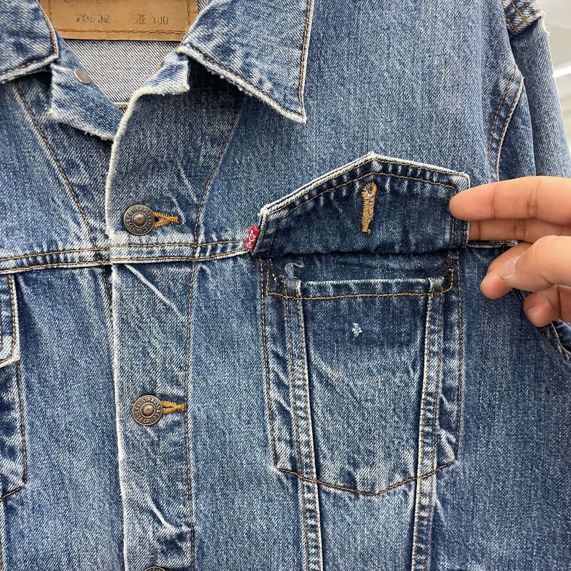 리바이스 00s OG 데님 트러커 청자켓 상품이미지4