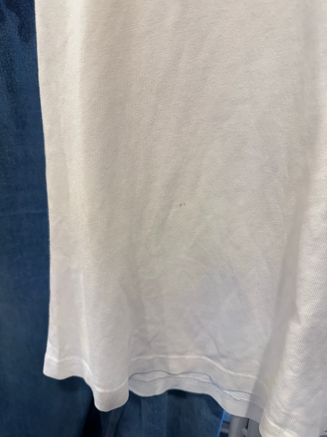 아디다스 트레포일 빅로고 화이트 반팔 티셔츠 상품이미지4