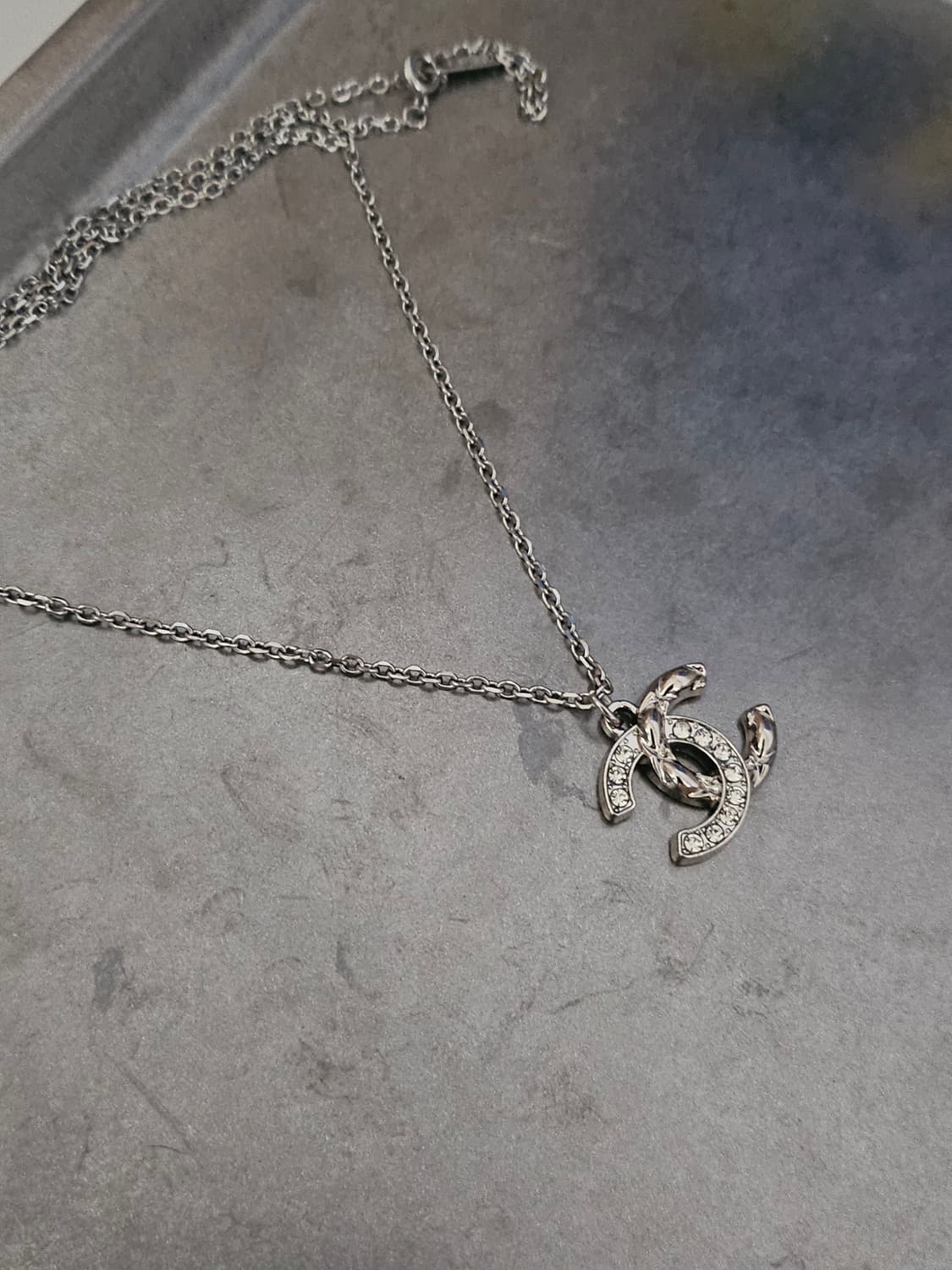 79 샤넬 정품 빈티지 업사이클링 목걸이 써지컬 상품이미지2