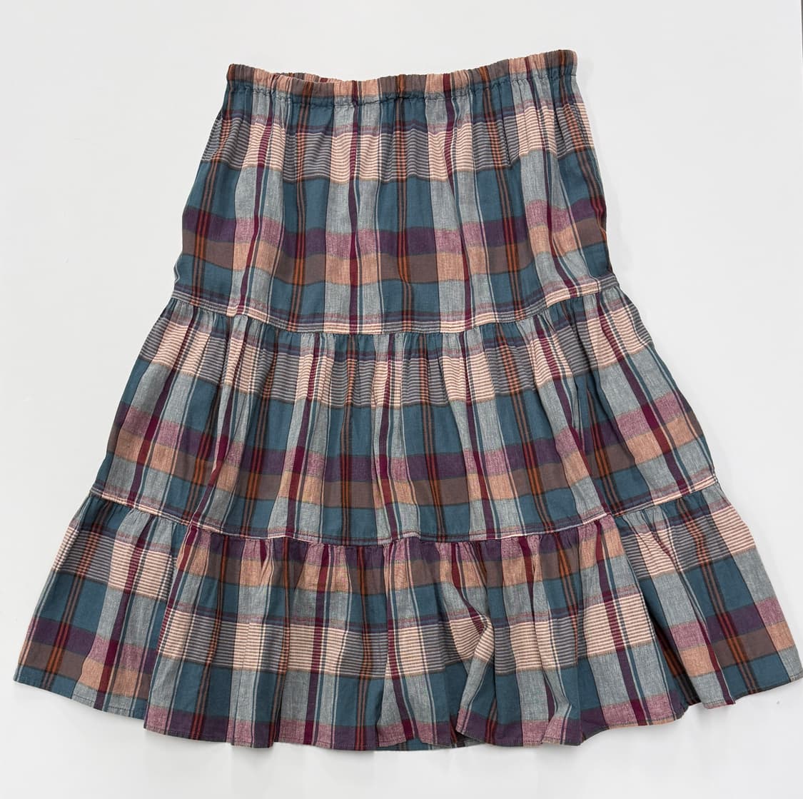Beams boy plaid tiered skirt 상품이미지2