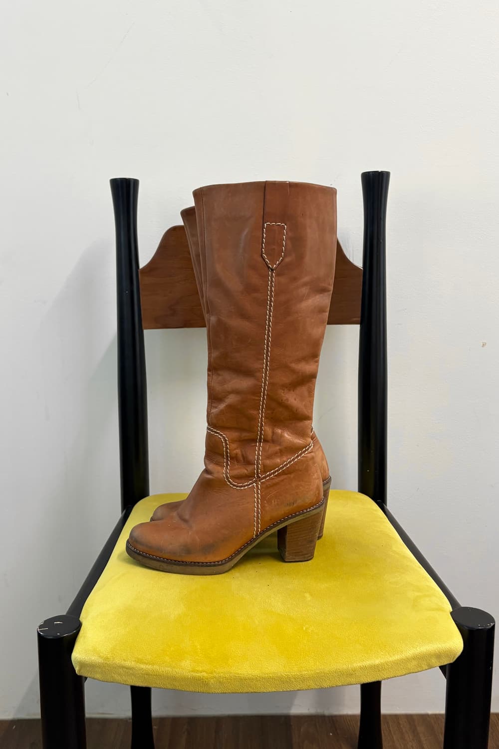 Saddle Leather Boots 상품이미지5