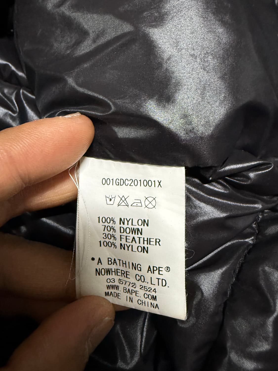 베이프 경량 패딩 상품이미지7