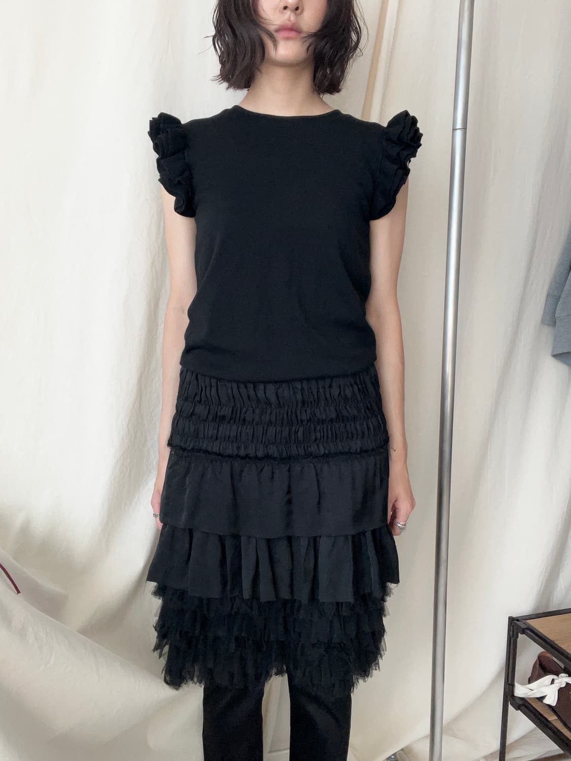 Celine Frill Knit Top (Made in Italy) 상품이미지2
