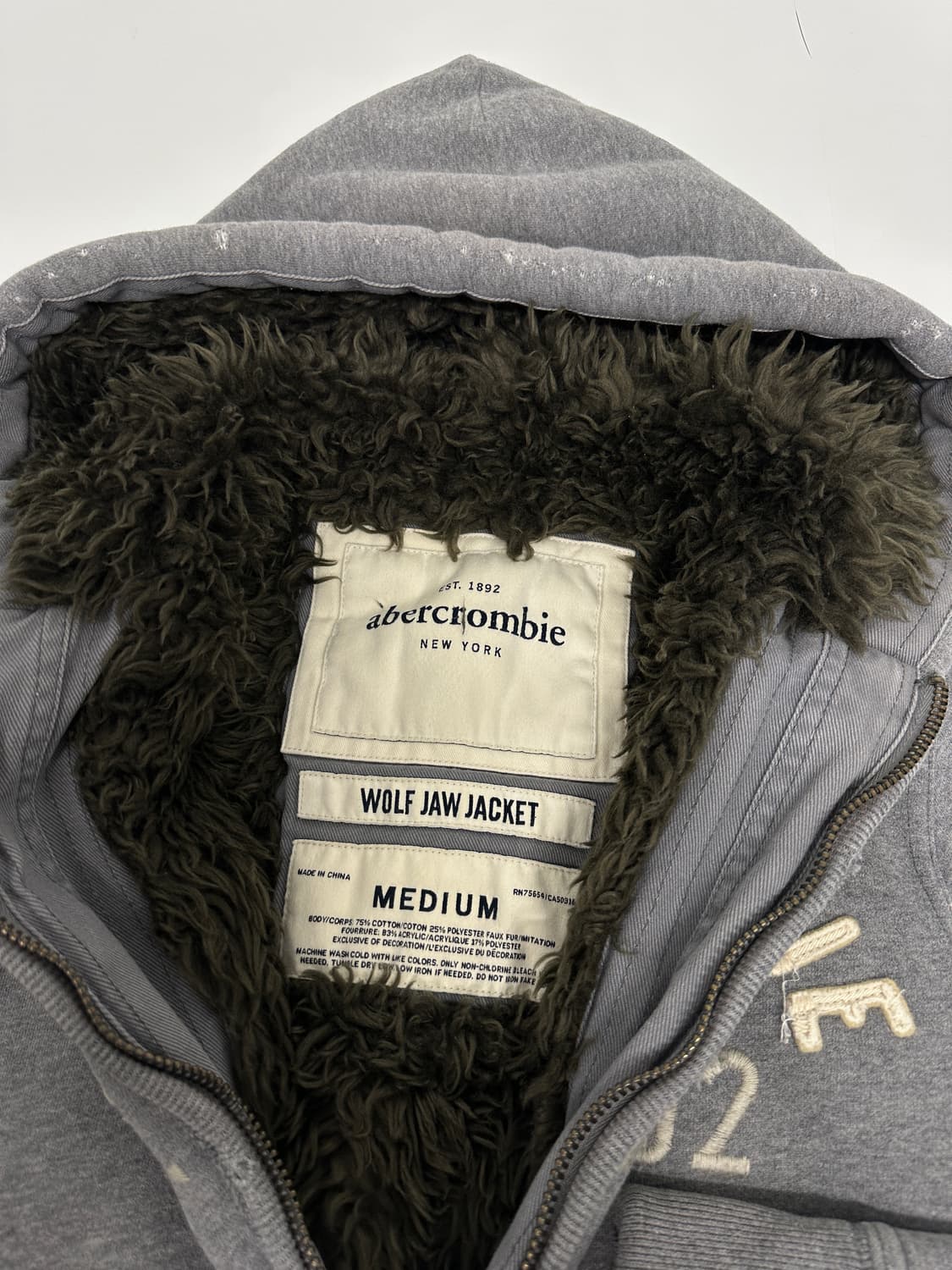 아베크롬비 울프죠 후드 집업  상품이미지5