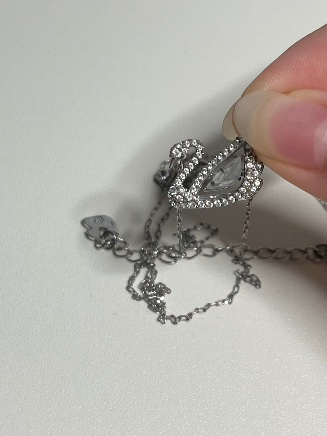 스와로브스키 스완 목걸이 풀박스 상품이미지3