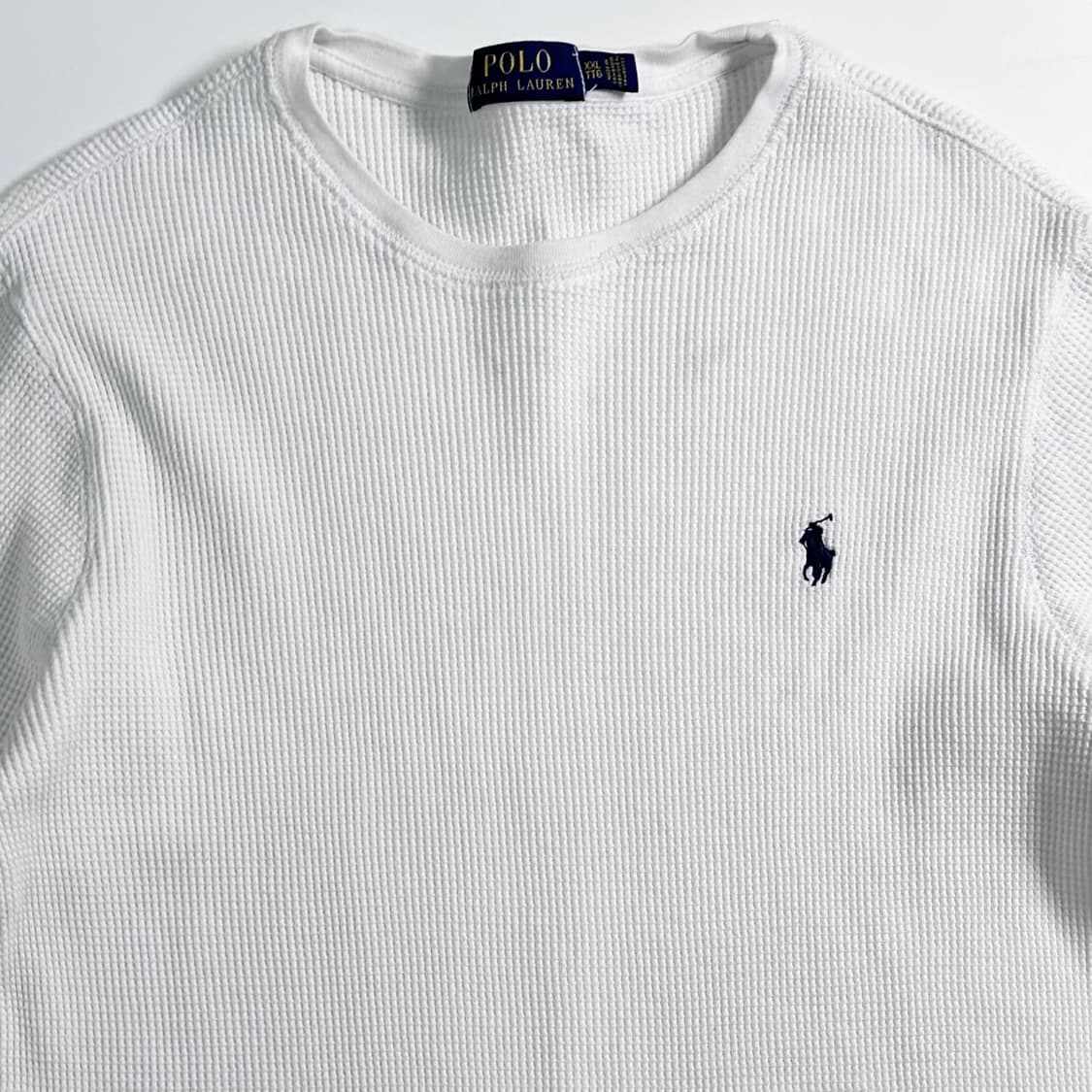 폴로 랄프로렌 화이트 와플 티   상품이미지2