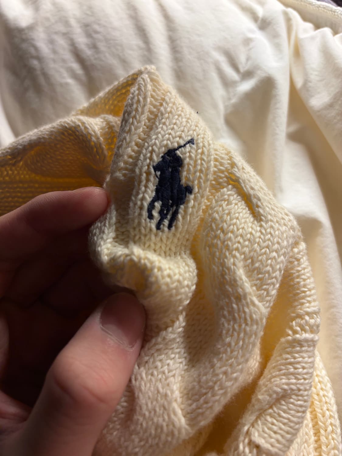 폴로 꽈배기 니트 상품이미지3